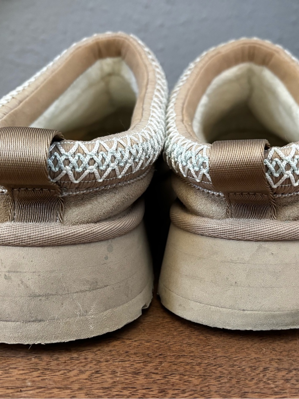 UGG Slip-On Suede Mules in Tan Women Size 11 - Picture 11 of 14